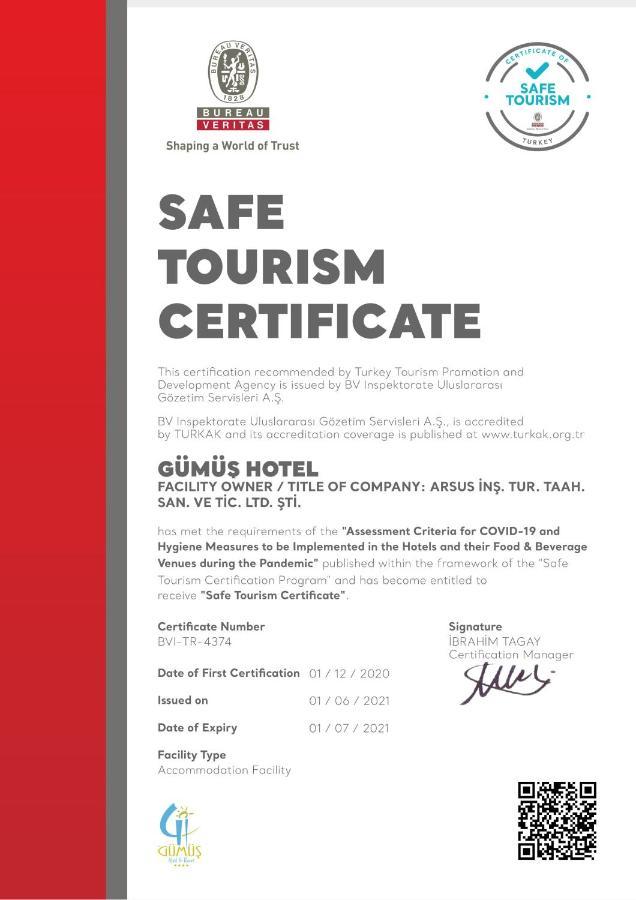 Gumus Hotel Arsuz Eksteriør bilde